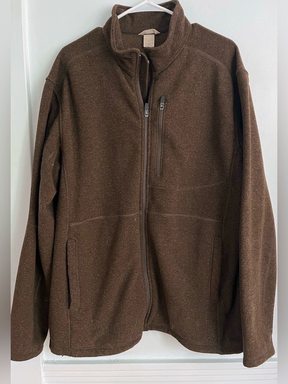 Duluth • Men's Brown Full-Zip Sweater Jacket
